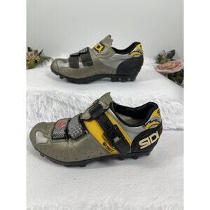 SIDI Dominator Mountain Cycling Shoes Kids 5.5 Gray Sporty Technical Cyberpunk